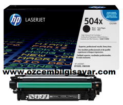 HP CE250X (504X) Orjinal Siyah (Black) LaserJet Toner