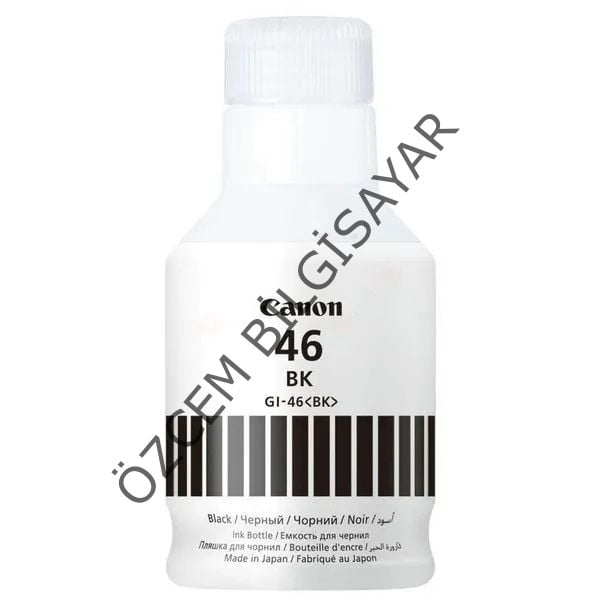 Canon GI-46BK/4411C001 (GX3040-GX4040-GX5040-GX6040-GX6050-GX7040-GX7045-GX7050-GX7055) Orjinal Siyah Kartuşu