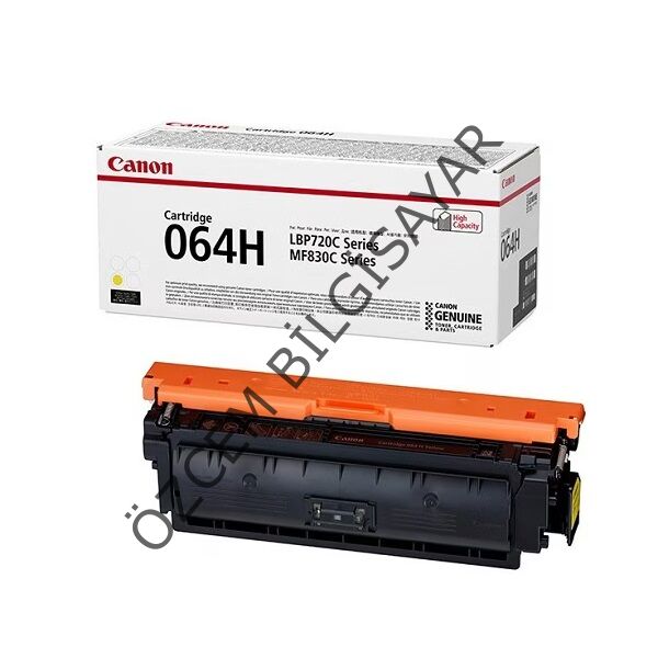 Canon CRG-064H Y (LBP722/LBP732/MF832/MF842) Orjinal Sarı Toner (4932C001)