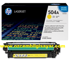 HP CE252A (504A) Orjinal Sarı (Yellow) LaserJet Toner