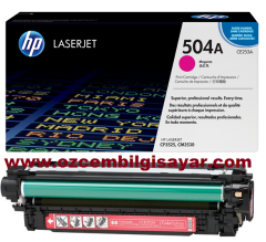 HP CE253A (504A) Orjinal Kırmızı (Magenta) LaserJet Toner