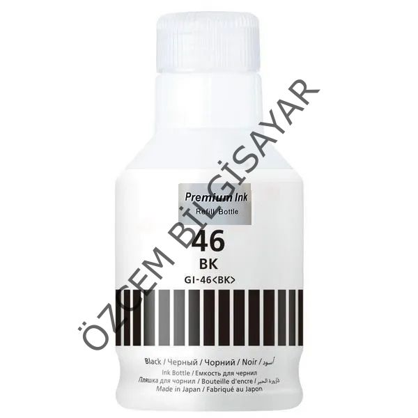 Canon GI-46BK/4411C001 (GX3040-GX4040-GX5040-GX6040-GX6050-GX7040-GX7045-GX7050-GX7055) Muadil Siyah Kartuşu