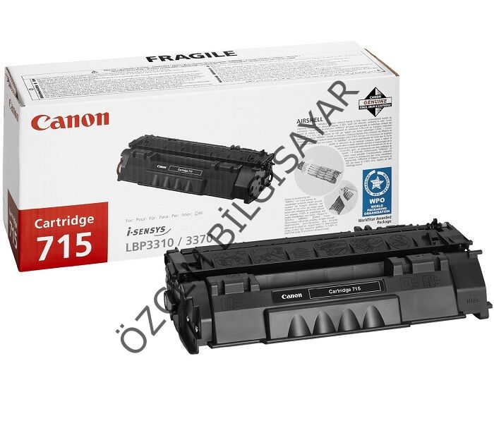 Canon CRG-715 (LBP3370/LBP3310) Orjinal Siyah Toner