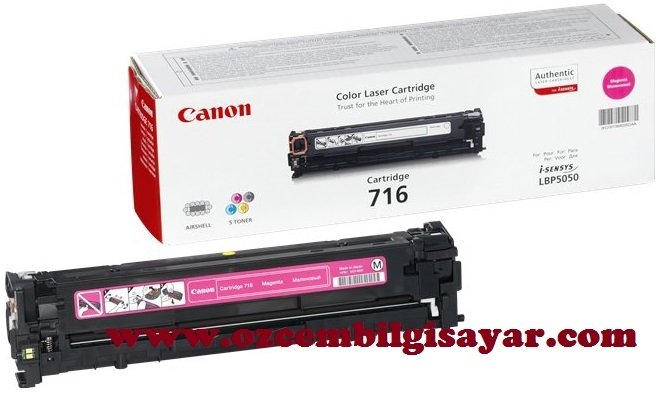 Canon CRG-716M Orjinal Kırmızı (Magenta) LaserJet Toner