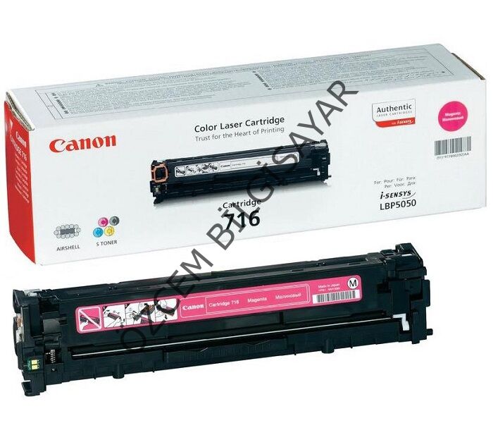 Canon CRG-716M (LBP5050/MF8030/MF8040/MF8050/MF8080) Orjinal Kırmızı Toner