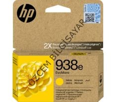 HP 938e-4S6Y1PE (OfficeJet Pro 9720-Pro 9730-Pro 9110-Pro 9120-Pro 9130) Orjinal Sarı Kartuşu