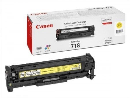 Canon CRG-718Y Orjinal Sarı (Yellow) LaserJet Toner