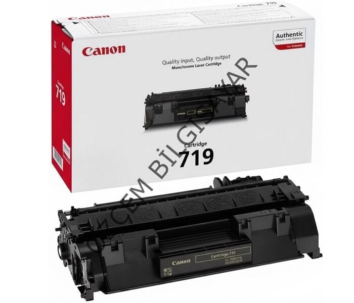 Canon CRG-719 (LBP251-LBP252-LBP253-LBP6300-LBP6310-LBP6650-LBP6670-LBP6680-MF411-MF416-MF418-MF419) Orjinal Siyah Toner
