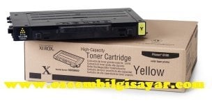 Xerox 106R00682 (Phaser 6100) Orjinal Sarı (Yellow) Yüksek Kapasiteli LaserJet Toner