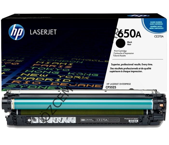 Boş HP CE270A-650A (CP5525-M750) Siyah Toner Alış