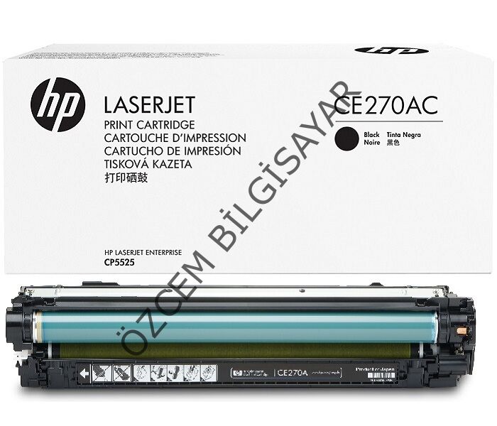 HP CE270AC-650A (CP5525-M750) Orjinal Siyah Toner