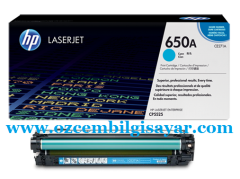 Boş HP CE271A (650A) Mavi (Cyan) Toner Satış
