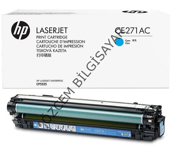 HP CE271AC-650A (CP5525-M750) Orjinal Mavi Toner