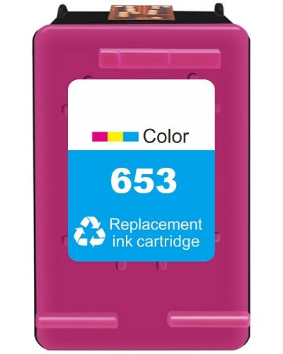 HP 653-3YM74A (1275-2374-2375-2775-2776-2875-2876-2878-4276-4278-6075-6076-6475-6476) Muadil Renkli Kartuşu