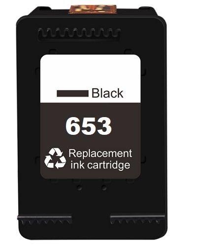 HP 653-3YM75A (1275-2374-2375-2775-2776-2875-2876-2878-4276-4278-6075-6076-6475-6476) Muadil Siyah Kartuşu