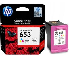 HP 653-3YM74A (1275-2374-2375-2775-2776-2875-2876-2878-4276-4278-6075-6076-6475-6476) Orjinal Renkli Kartuşu