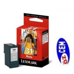 Lexmark 31 (18C0031E) Orjinal Renkli (Color) İnkJet Fotoğraf Kartuşu