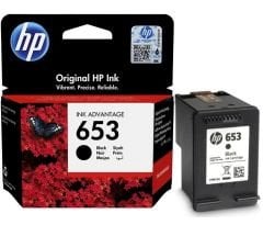 HP 653-3YM75A (1275-2374-2375-2775-2776-2875-2876-2878-4276-4278-6075-6076-6475-6476) Orjinal Siyah Kartuşu