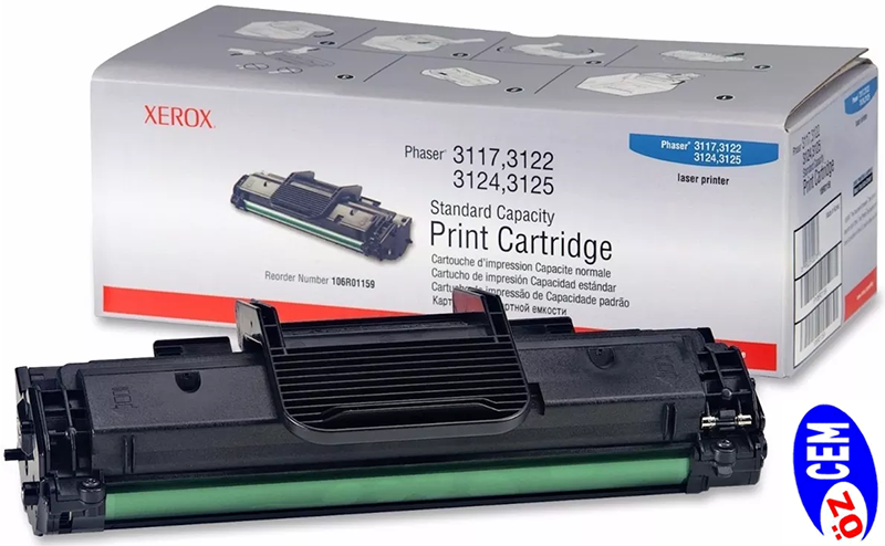Xerox 106R01159 (Phaser 3117/3122/3124/3125) Orjinal Siyah Toner