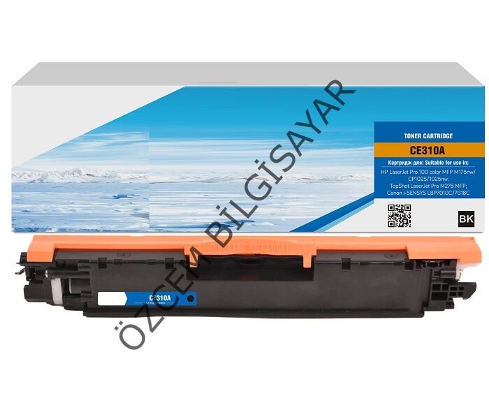 HP CE310A-126A (MFP M175/CP1025/M275) Muadil Siyah Toner