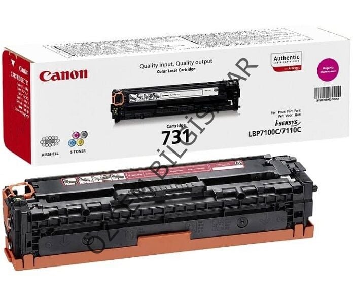 Canon CRG-731M (LBP7100/LBP7110/MF600/MF620/MF623/MF628/MF8200/MF8230/MF828) Orjinal Kırmızı Toner
