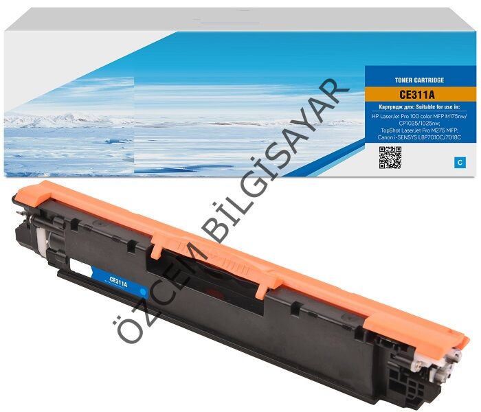 HP CE311A-126A (MFP M175/CP1025/M275) Muadil Mavi Toner