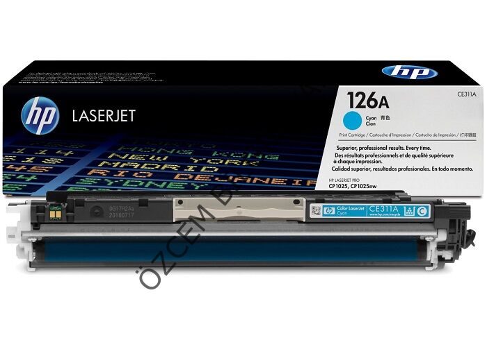 HP CE311A-126A (MFP M175/CP1025/M275) Orjinal Mavi Toner