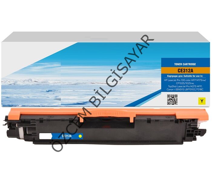 HP CE312A-126A (MFP M175/CP1025/M275) Muadil Sarı Toner