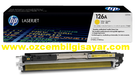 HP CE312A (126A) Orjinal Sarı (Yellow) LaserJet Toner