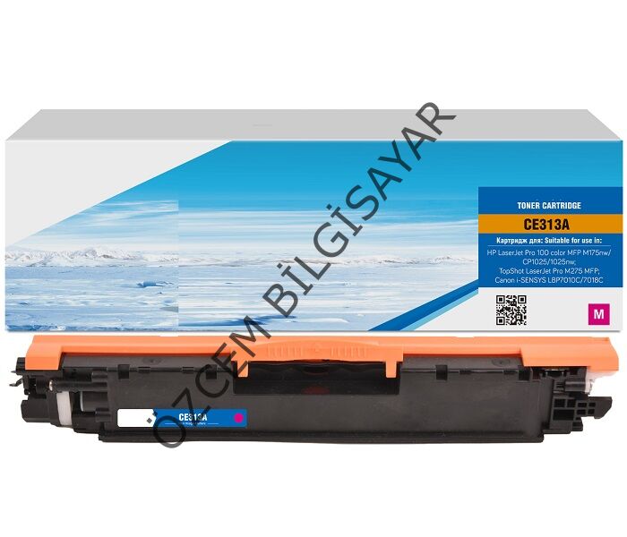 HP CE313A-126A (MFP M175/CP1025/M275) Muadil Kırmızı Toner