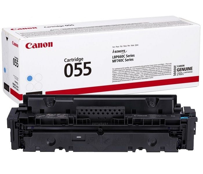 Canon CRG-055 C (LBP660-LBP662-LBP663-LBP664-MF740-MF741-MF742-MF743-MF744-MF745-MF746) Orjinal Mavi Toner