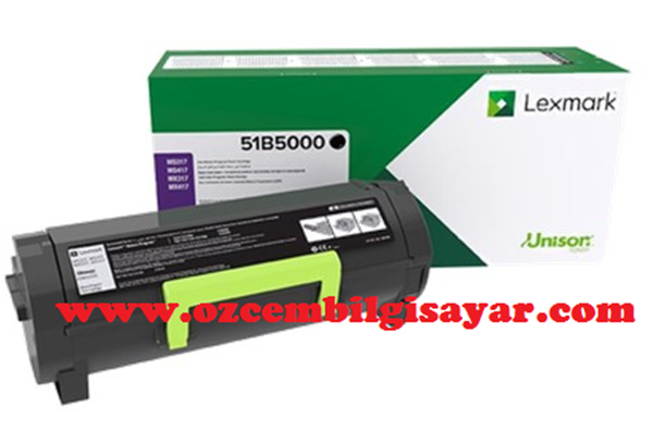 Lexmark 51B5000 (MS317-MS417-MS517-MS617-MX317-MX417-MX517-MX617) Orjinal Siyah Toner