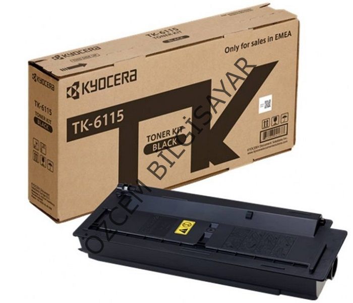 Kyocera TK-6115 (ECOSYS M4125-ECOSYS M4132) Orjinal Siyah Toner