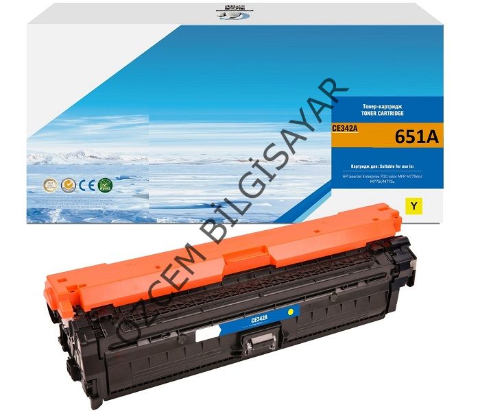 HP CE342A-651A (M775) Muadil Sarı Toner