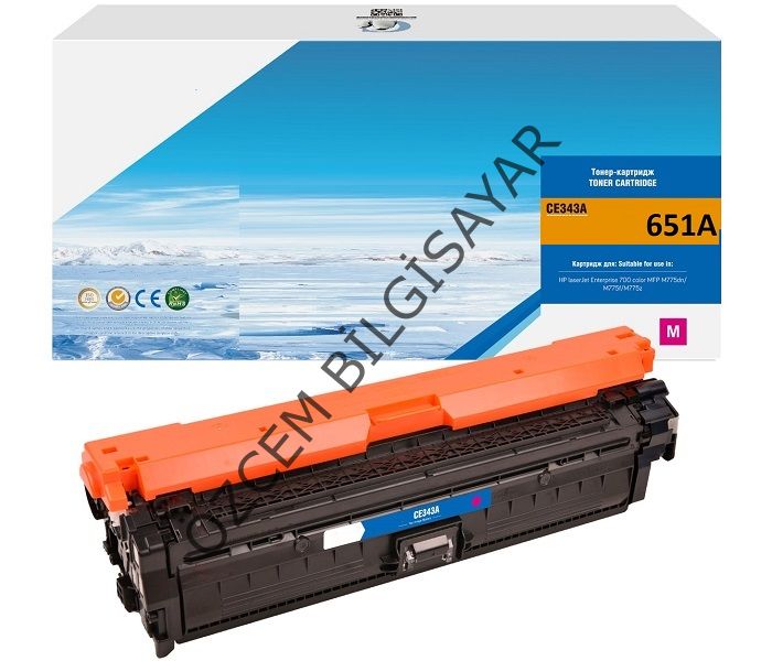 HP CE343A-651A (M775) Muadil Kırmızı Toner