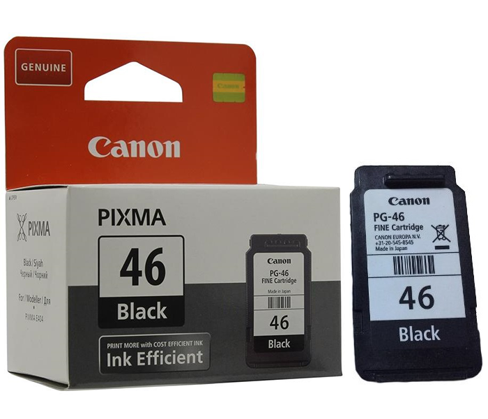 Canon PG-46 (E404-E414-E464-E474-E484) Orjinal Siyah Kartuşu