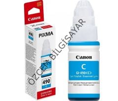 Canon GI-490C (G1400-G1410-G1411-G2400-G2410-G2411-G3400-G3410-G3411-G4400-G4410-G4411) Orjinal Mavi Kartuşu