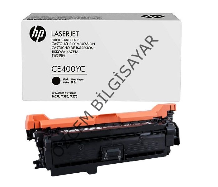 HP CE400YC (M551-M570-M575) Orjinal Siyah Toner