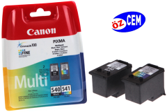 Canon PG-540/CL-541 (MG2150-MG2250-MG3150-MG3200-MG3250-MG3550-MG4150-MG4250-MX375-MX395-MX435-MX455-MX475-MX515-MX525-MX535) Orjinal 2'Li Paket (Multi-Pack) Kartuşu