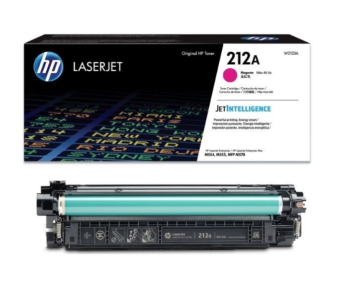 HP W2123A-212A (M554-M555-M578) Orjinal Kırmızı Toner