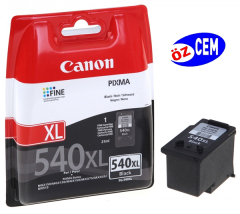 Canon PG-540XL (MG2150-MG2250-MG3150-MG3200-MG3250-MG3550-MG4150-MG4250-MX375-MX395-MX435-MX455-MX475-MX515-MX525-MX535) Orjinal Siyah Kartuşu