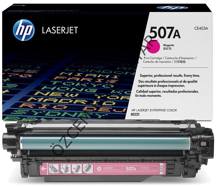 HP CE403A-507A (M551-M570-M575) Orjinal Kırmızı Toner