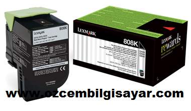 Lexmark 80C80K0 (808K CX310/CX410/CX510) Orjinal Siyah (Black) LaserJet Toner