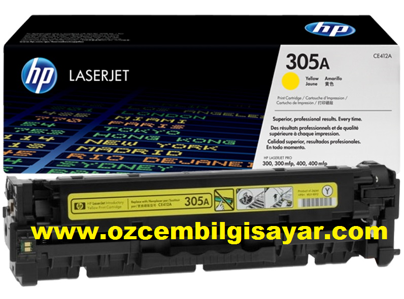 Boş HP CE412A (305A) Sarı (Yellow) Toner Satış