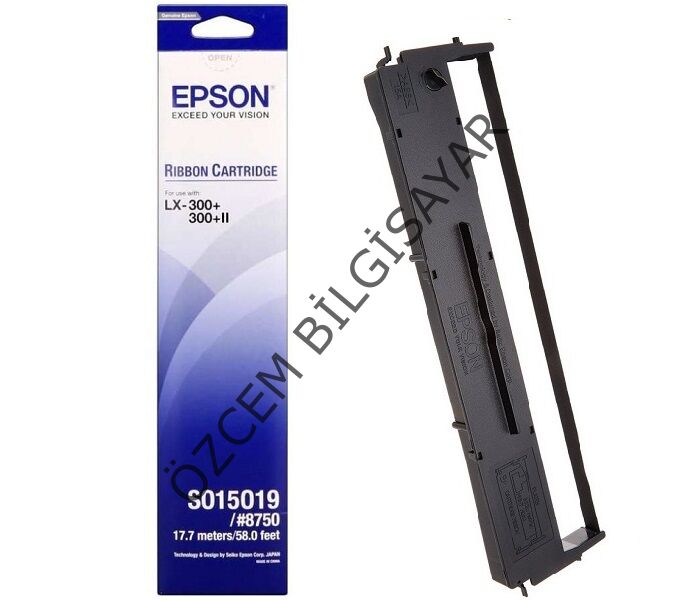 EPSON 8750/LX-300/LX-350/LX-400/LX-800/LX-810/LX-850/LX-860/FX-870/FX-880/S015019 (13S015019) Orjinal Siyah Şerit