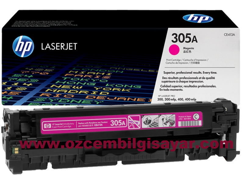 HP CE413A (305A) Orjinal Kırmızı (Magenta) LaserJet Toner