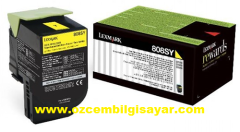 Lexmark 80C8SY0 (808SY CX310/CX410/CX510) Orjinal Sarı (Yellow) LaserJet Toner