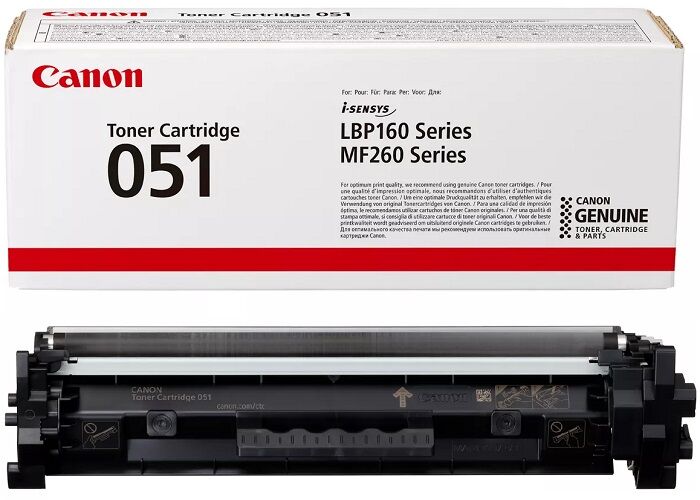 Canon CRG-051 (LBP162-LBP162-MF260-MF264-MF267-MF269) Orjnal Siyah Toner