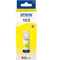 EPSON 103 (C13T00S44A) (EcoTank L1210-L1250- L3110-L3111-L3150-L3151-L3210-L3211-L3250-L3251-L3252-L3256-L3260-L3266-L5290-L5296-L11050) Orjinal Sarı Kartuşu (70 ml)