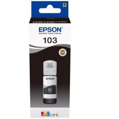 EPSON 103 (C13T00S14A) (EcoTank L1210-L1250-L3110-L3111-L3150-L3151- L3210-L3211-L3250-L3251-L3252-L3256-L3260-L3266-L5290-L5296-L11050) Orjinal Siyah Kartuşu (70 ml)